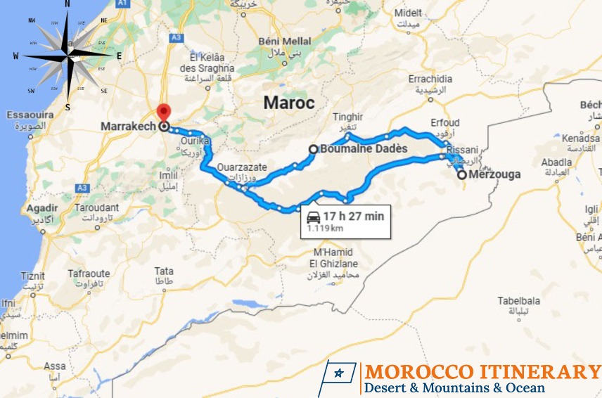 Viaggio Di 5 Giorni Da Marrakech al Deserto