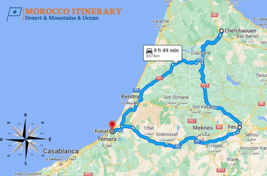 Morocco itinerary