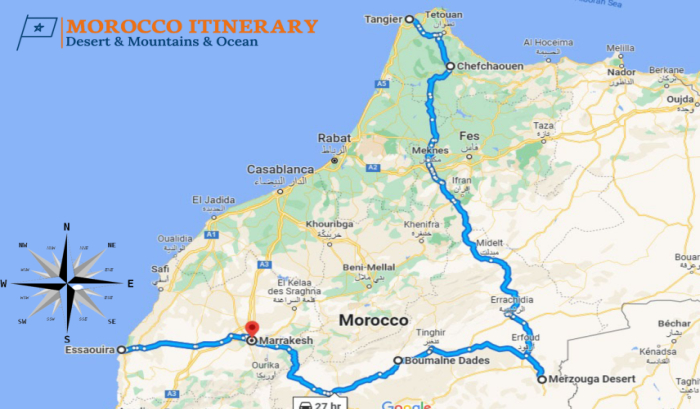 Tour Di 10 Giorni in Marocco da Tangeri